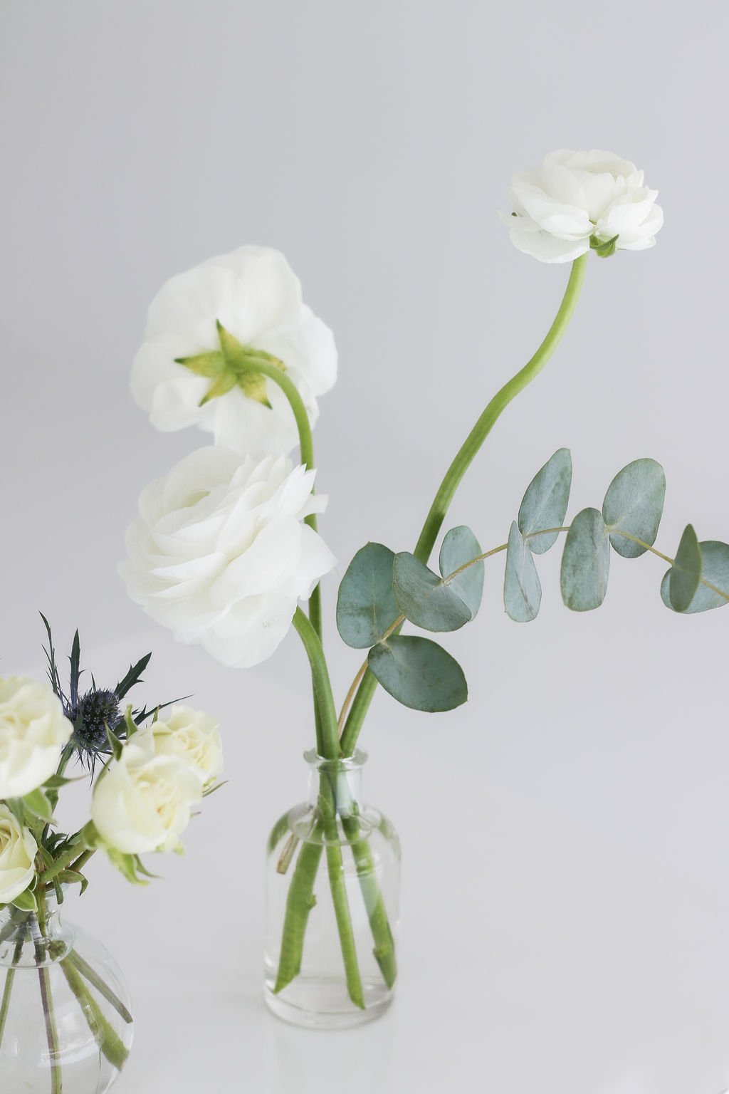 French Blue Bud Vase Trio — MR Floral & Events